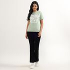 Ladies' Round Neck T-Shirt, Light Green, small image number null