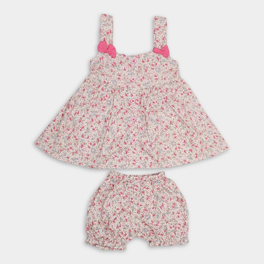 Infants' 100% Cotton Short Set , गुलाबी, large