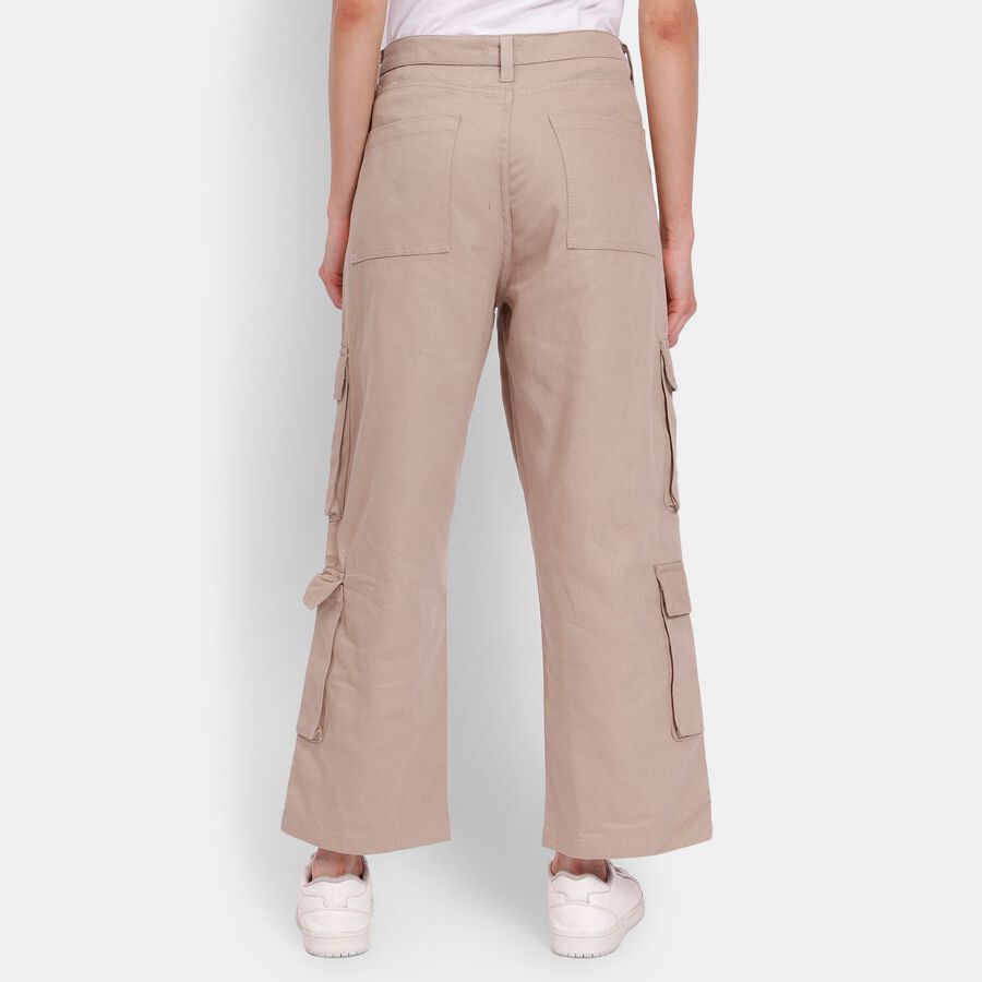 Ladies' 100% Cotton Trousers, गहरा पीला, large image number null