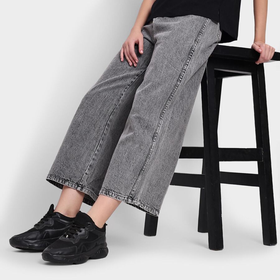 Ladies' 100% Cotton Jeans , Light Grey, large image number null