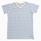 Boys Pale Powder Blue Crew Neck Casual T-Shirt, Light Blue, small