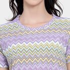 All Over Print Round Neck T-Shirt, लाइलेक, small image number null