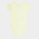 Infants Cotton Bodysuit, Yellow, small image number null
