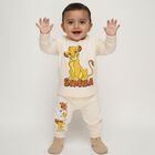 Infants' 100% Cotton Baba Suit, Beige, small image number null
