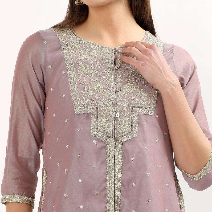 Ladies' Kurta, हल्का ग्रे, large image number null