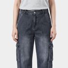 Women's Light Grey Skinny Fit High-Rise Jeans, Light Grey, small