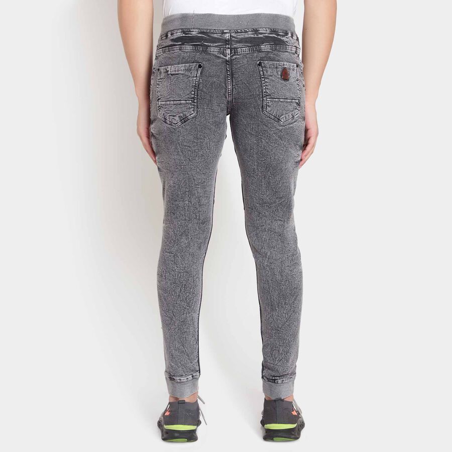 Overdyed 5 Pocket Slim Jeans, Dark Grey, large image number null