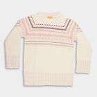 Girls' Pullover, ऑफ व्हाइट, small image number null