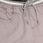 Boys' 100% Cotton Bermudas, Light Grey, small image number null