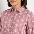 Ladies' 100% Cotton Shirt, Pink, small image number null