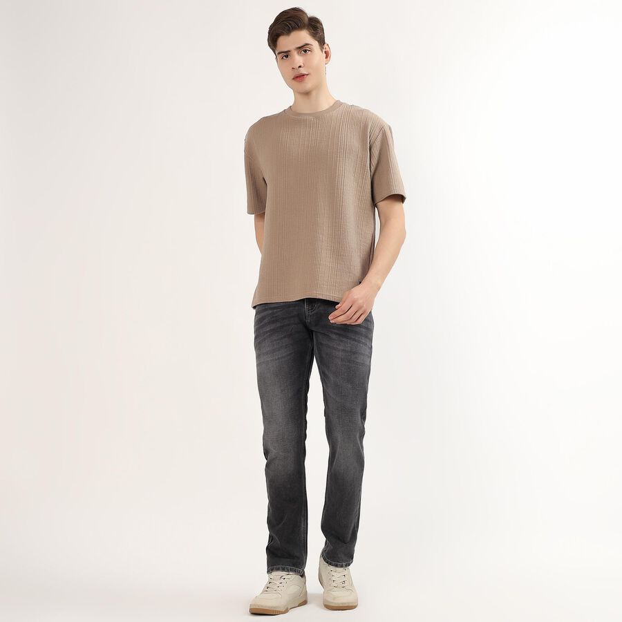 Men's Slim Fit Jeans, Light Grey, large