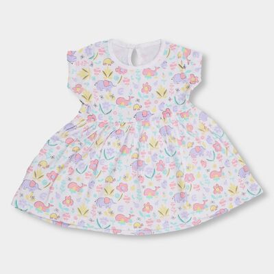 Infant Girls' 100% Cotton Frock 