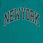 Boys Vibrant Teal Green Crew Neck Casual T-Shirt, गहरा हरा, small image number null