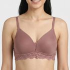 Women's Brown Plunge T-Shirt Bra, Brown, small