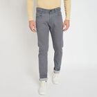 Men's Slim Fit Jeans, हल्का ग्रे, small image number null