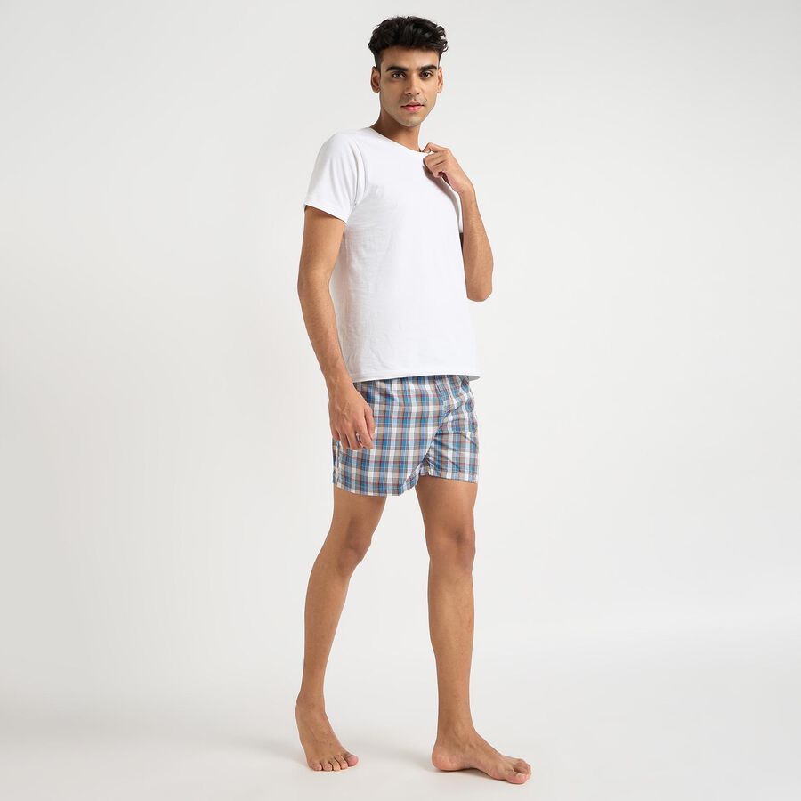 Men's Boxers, Light Blue, large image number null
