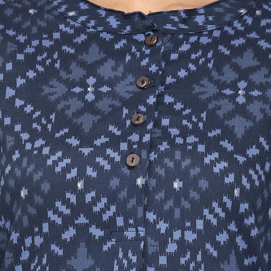 Ladies' Kurti , गहरा नीला, large image number null
