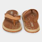 Women's Beige Toe-Post Flip-Flop Slippers, Beige, small