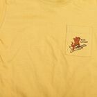Boys' Half Sleeves T-Shirt, Mustard, small