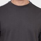 Men's Round Neck Half Sleeves T-Shirt , Dark Grey, small image number null