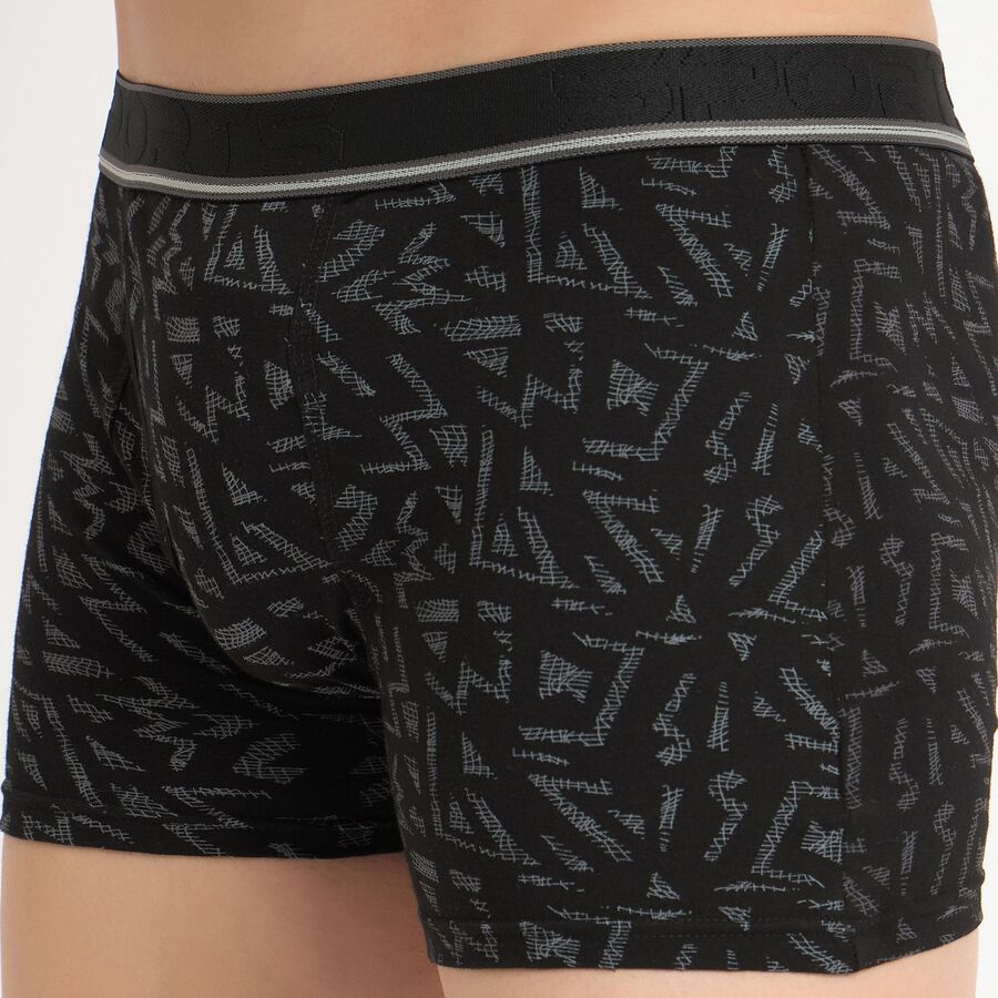 Men's 100% Cotton Trunk, काला, large image number null