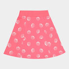 Girls Cotton Skirt, Pink, small image number null