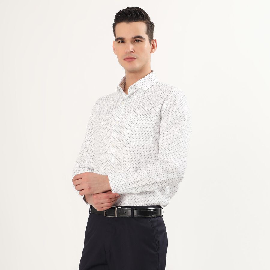 Men's Formal Shirt, सफ़ेद, large image number null