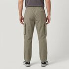 Men's Light Grey Relaxed Fit Cargo Trousers, Light Grey, small