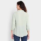 Embellished 3/4th Sleeves Shirt, Light Green, small image number null