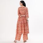 Women's Yellow Printed Ethnic Set, Yellow, small