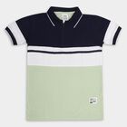 Boys' Half Sleeves T-Shirt, Light Green, small image number null
