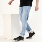 Men's Light Stonewashed Skinny Fit Jeans, Light Blue, small image number null