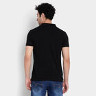Cut & Sew Polo Shirt, Black, small image number null