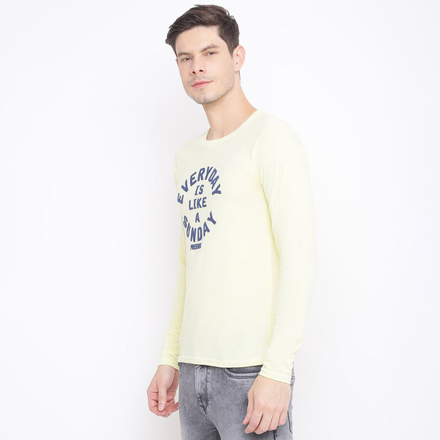 Full Sleeve T-Shirt, Yellow, large image number null