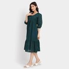 Ladies' 100% Cotton Dress, टील ब्लू, small image number null