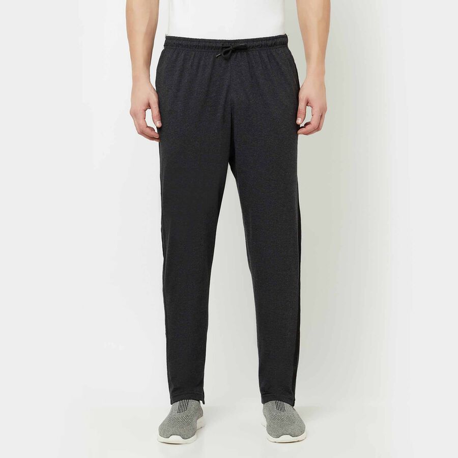 Solid Track Pants, Charcoal, large image number null