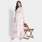 Ladies' 100% Cotton Palazzos, हल्का गुलाबी, small image number null