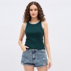 Ladies' Round Neck T-Shirt , Dark Green, small image number null