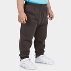 Infants' Dark Grey Jogger Fit Cartoon Printed Cotton Pyjama, Dark Grey, small