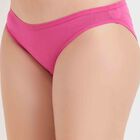 Cotton Solid Panty, Fuchsia, small image number null