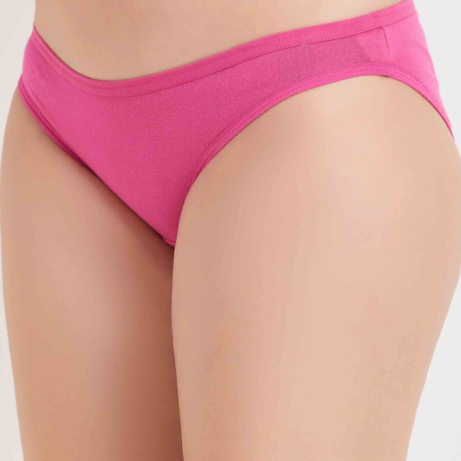 Cotton Solid Panty, Fuchsia, large image number null