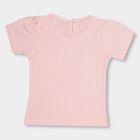 Infants' 100% Cotton T-Shirt, हल्का गुलाबी, small image number null