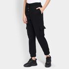 Ladies' Track Pants , काला, small image number null