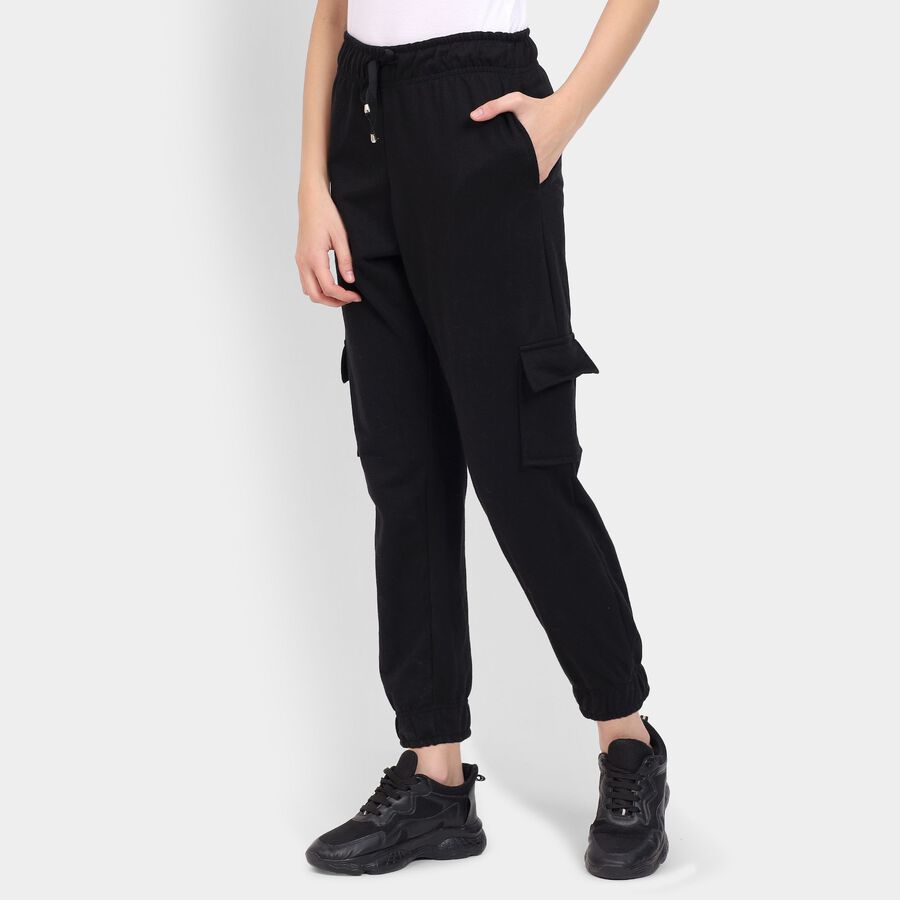 Ladies' Track Pants , काला, large image number null
