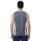 Men Blue Round Neck Casual T-Shirt, Mid Blue, small