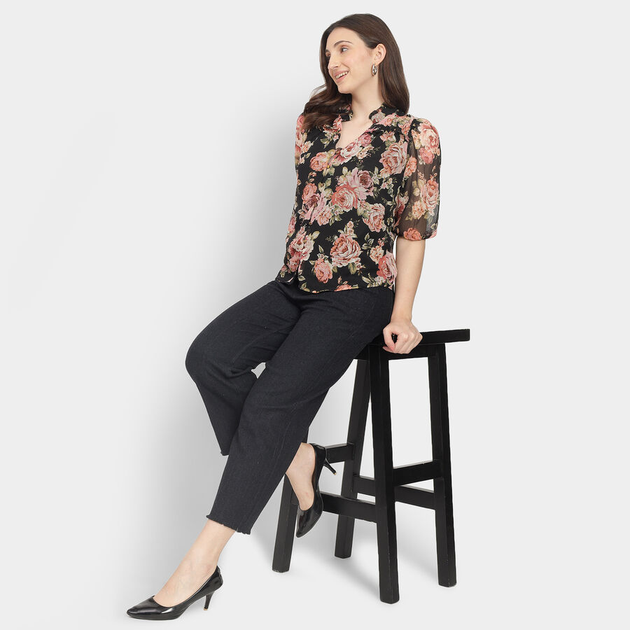 Ladies' Jeans , Black, large image number null