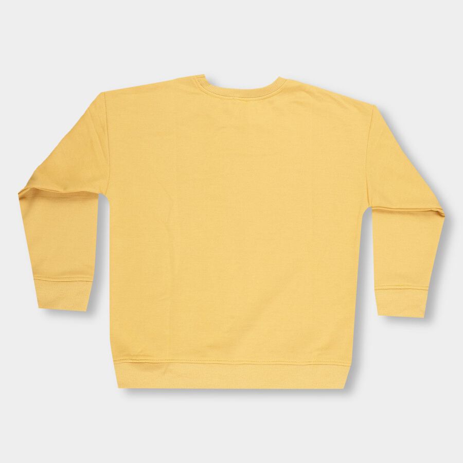 Boys' Sweatshirt, मस्टर्ड, large image number null