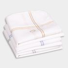Men's 100% Cotton Hanky, सफ़ेद, small