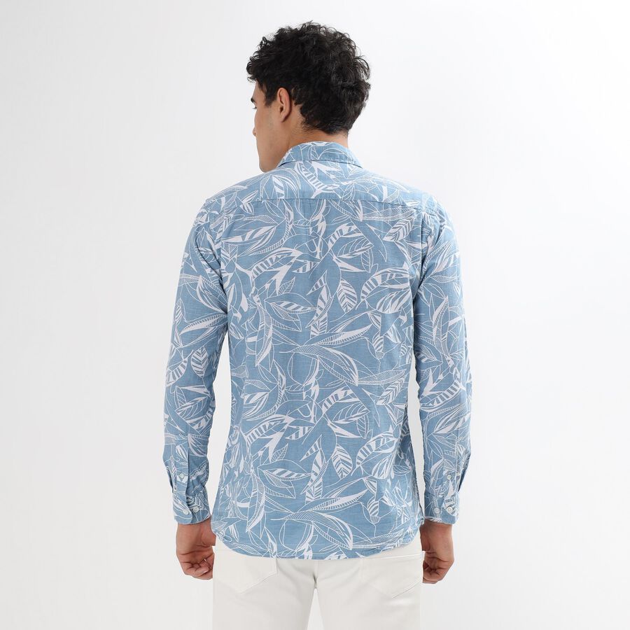 Men's 100% Cotton Casual Shirt , हल्का नीला, large image number null