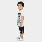 Boys Light Grey Knit Baba Suit, Ecru Melange, small